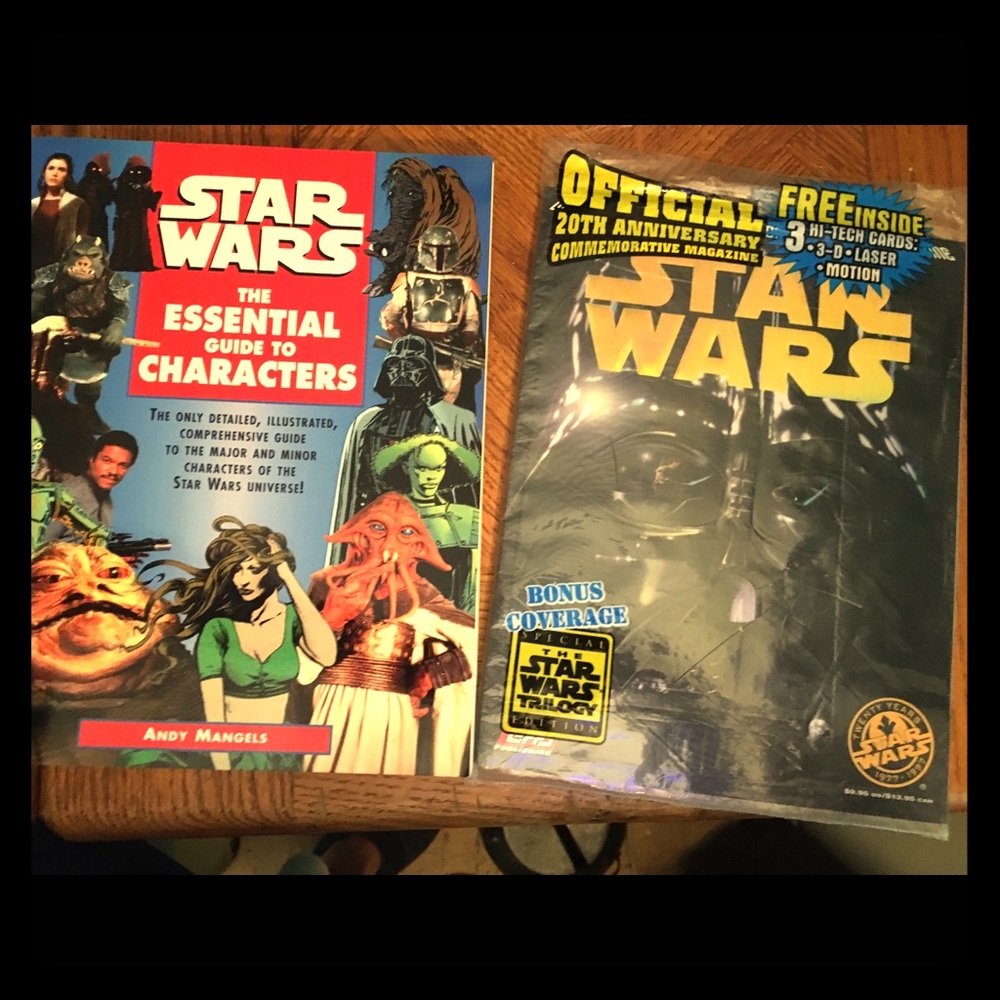 Vintage Collectable Star Wars Books.